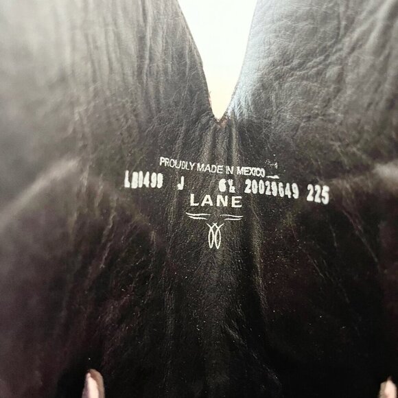 Lane LEXINGTON Over the Knee Womens Cowboy Boots 6.5 Pink Western Cowgirl Tall - Picture 14 of 16